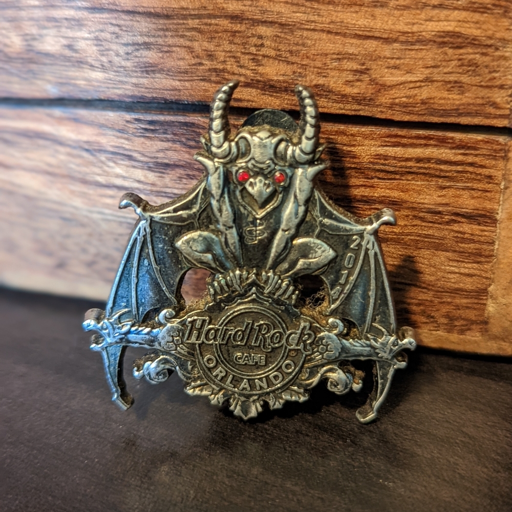 Hard Rock gargoyle pin
